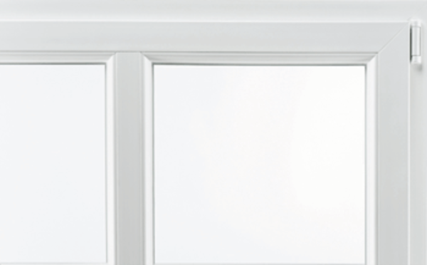 Frontansicht eines Aluplast Ideal 4000 Fensters