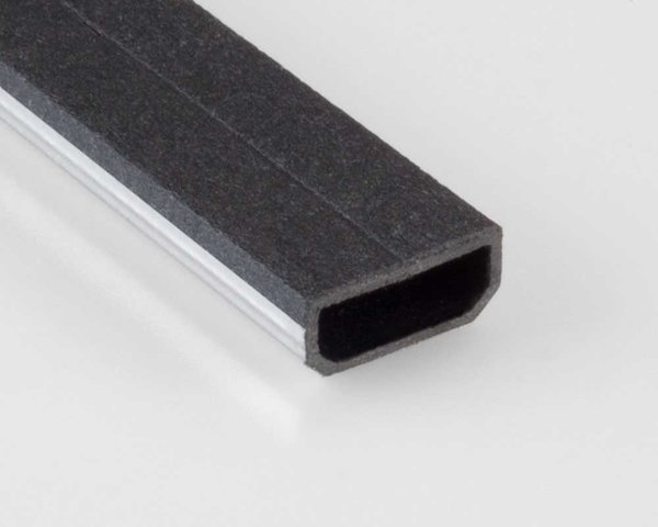 STOLMA Aluplast warme Kante schwarz (RAL 9005)