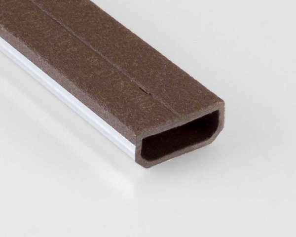 STOLMA Aluplast warme Kante dunkelbraun (RAL 8016)