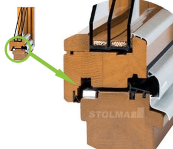 Premium Holz 68 Fenster Zoom Ansicht