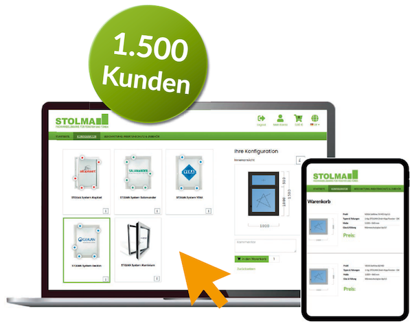 1500 Kunden Konfigurator